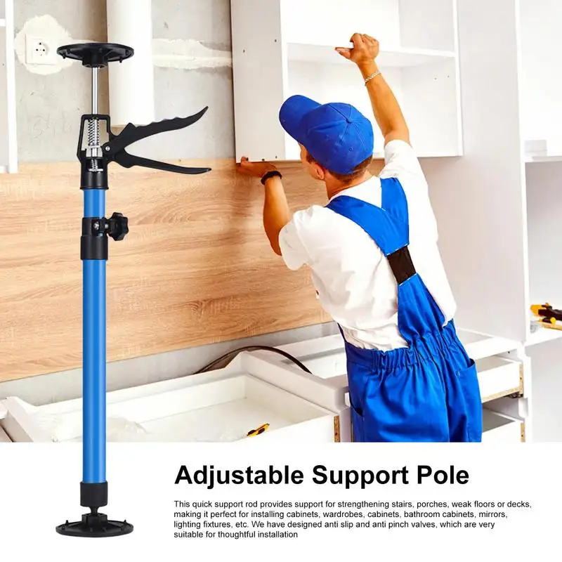 Adjustable Support Jack Hand Work Labor-Saving Lifter System Cabinet Support Rod Cabinet Jack Stands Hand Jack for wall shelf