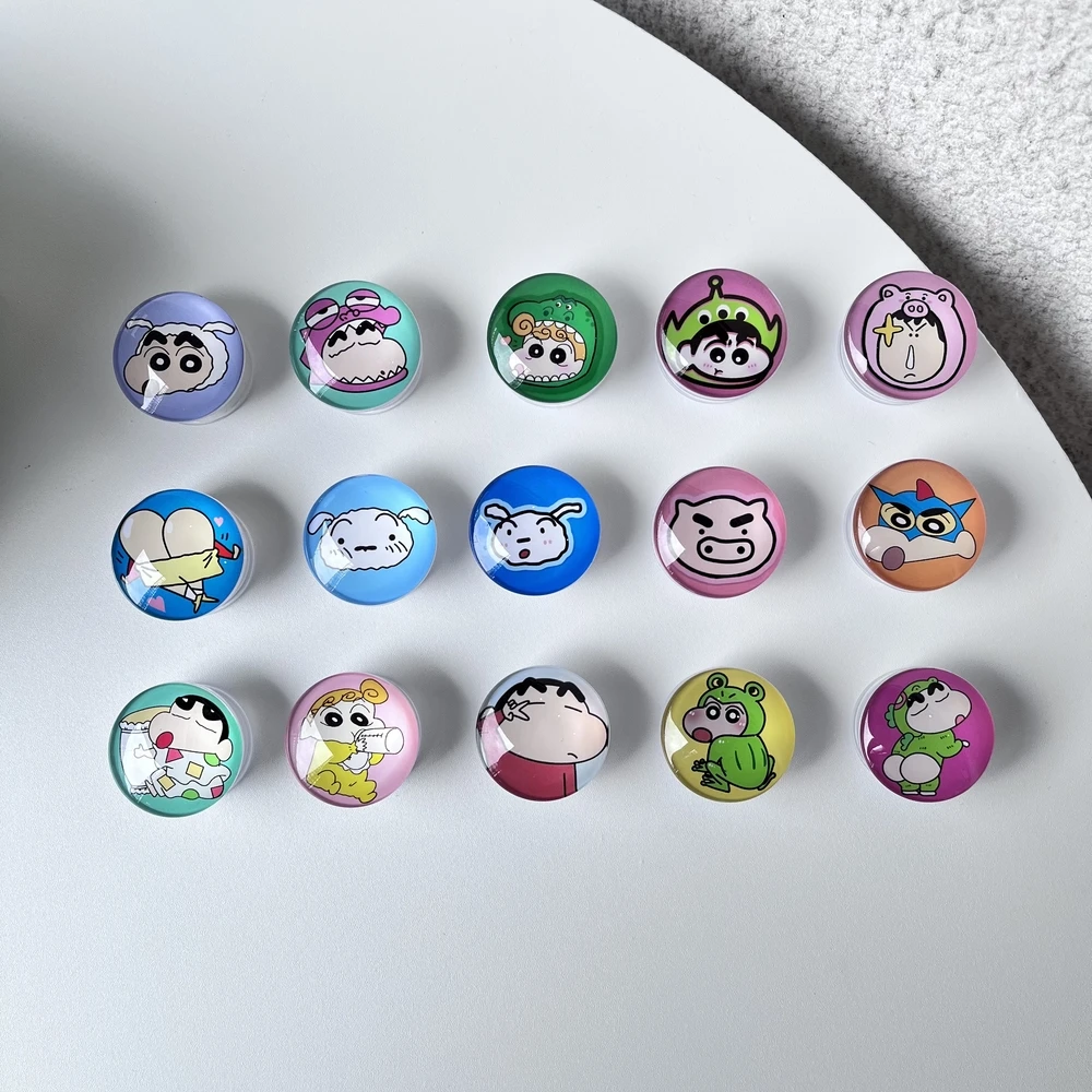 Phone Holder Griptok Finger Ring Support Japan Anime Crayon Shin-chan For iPhone Samsung Cases Grip Tok Socket Bracket Girl Gift