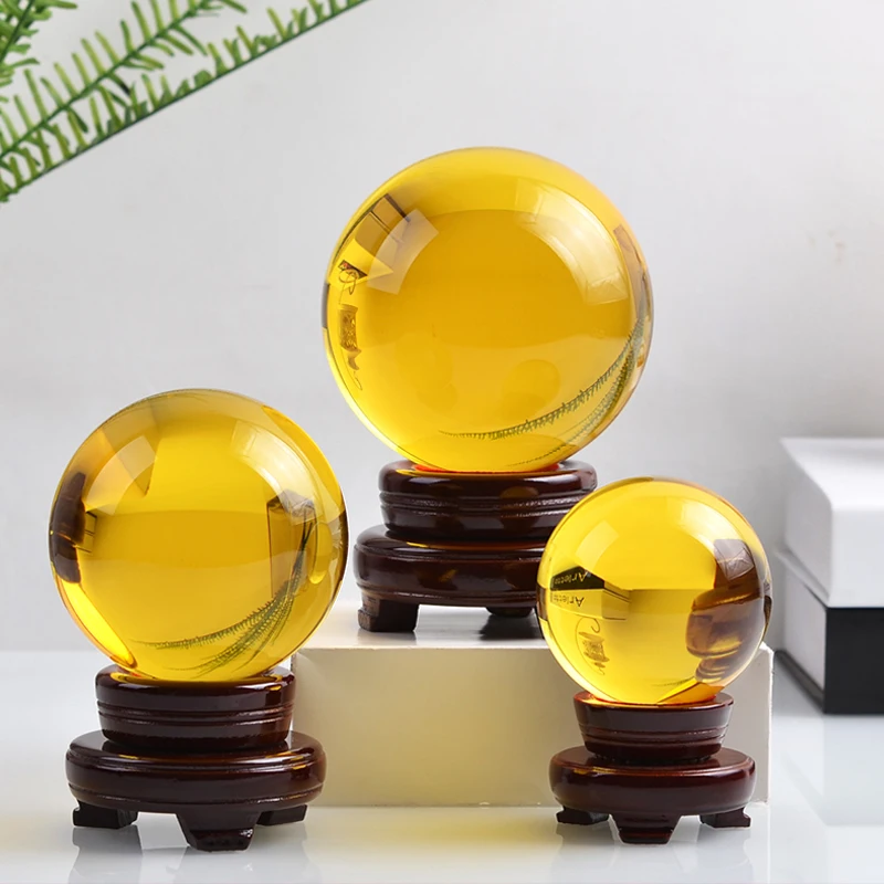 Large  # 2020  home -guarding exorcising efficacious Talisman House Money Drawing FENG SHUI citrine Crystal ball