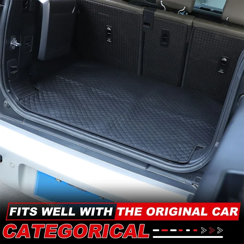 

Для Land Rover Defender 90 110 130 2020-2025 водонепроницаемый пылезащитный грузовой коврик для защиты багажника автомобиля аксессуары для автомобиля