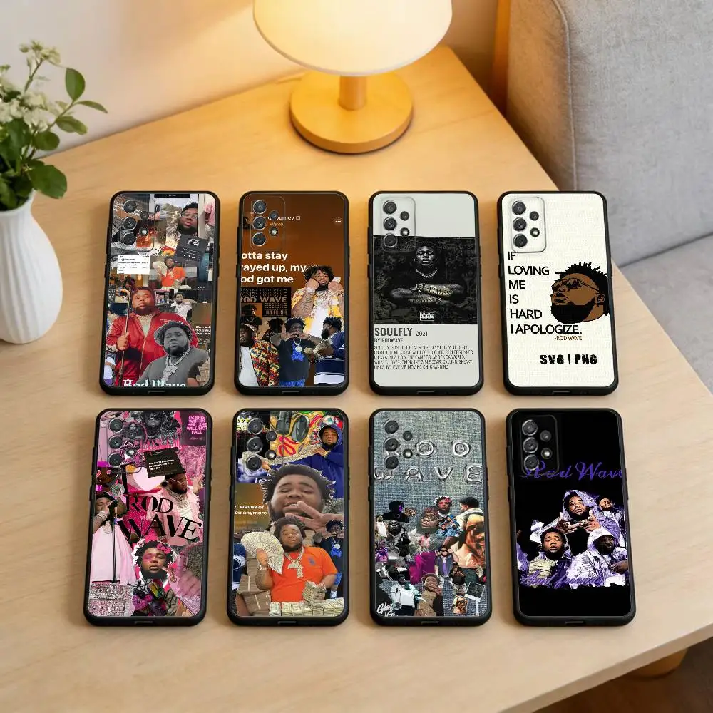 

Rapper R-Rod W-Wave Phone Case For Samsung Galaxy A73,A72,A71,A70,A53,A52,A51,Soft Silicone Black Cover