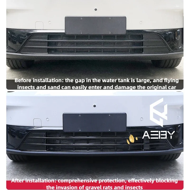 AEBY For Leapmotor C10/C16 2026 Front Grille Mesh Guard Bug Fly Insect Protection Net Anti Insect Car Exterior Accessories