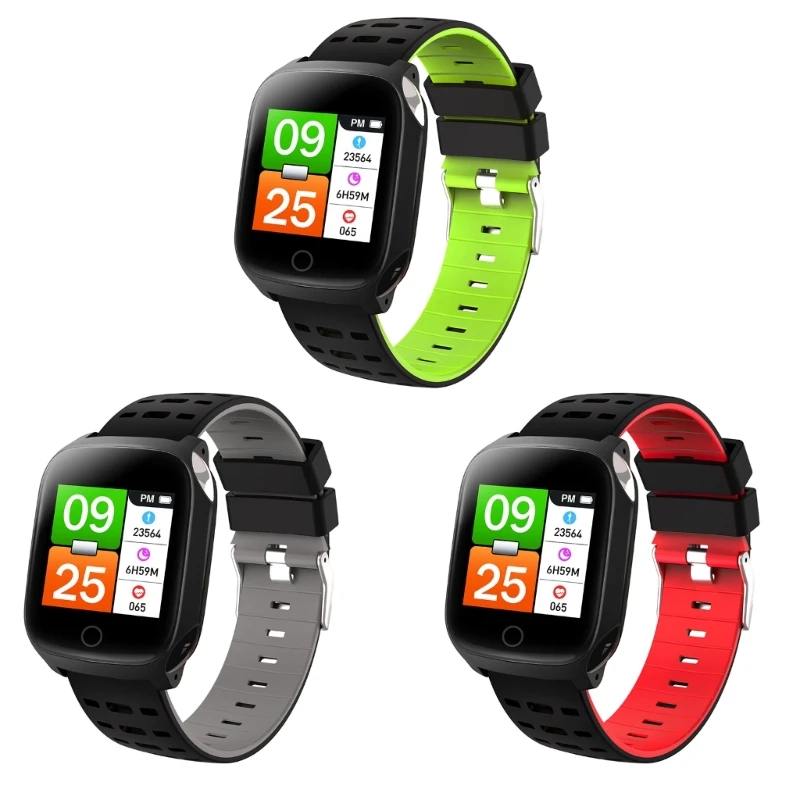 

Multifunctional 1.3" Smartwatch F16T Watch Heart Rate Function Charging IP67 Waterproof for Everyday Wear D46B