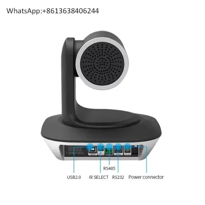 Runpu V1080 Prime Lens 120 Wide Angle 1080P USB PTZ Video Conference Camera  for Small Business Meeting Room (100-400sqft)