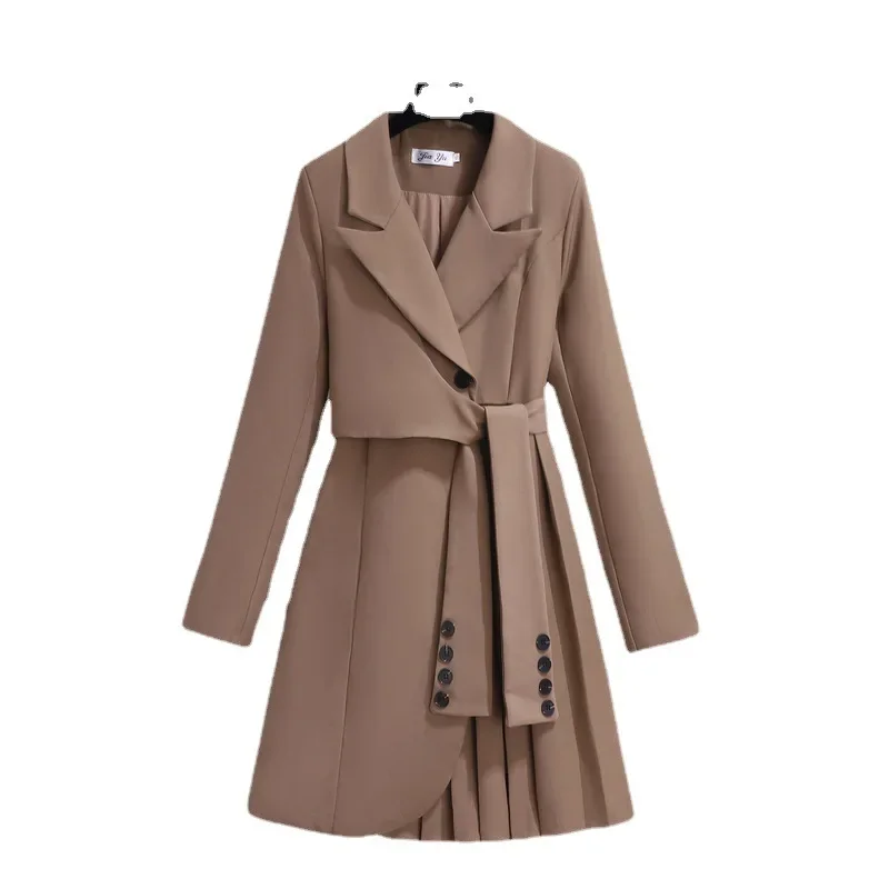 Senso del design: abito da abito di nicchia per donna, vita snellente per dimagrire, abito da lavoro per pendolarismo francese di fascia alta primaverile per donna