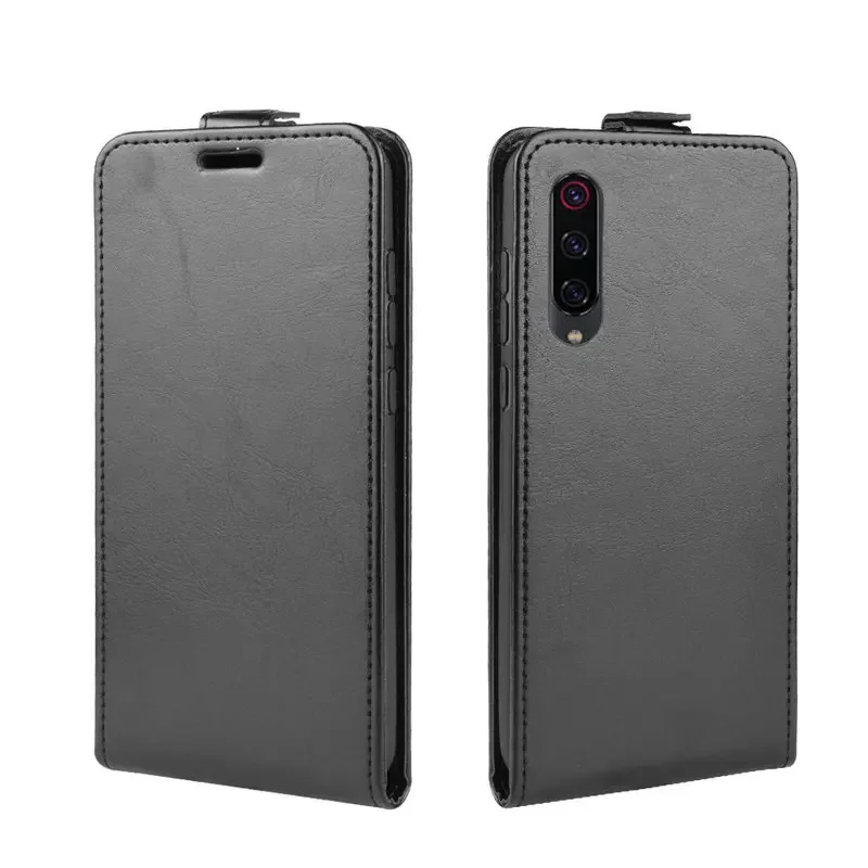 Vertical Flip Leather Case for Xiaomi Mi 9 Pro Mi9 Lite 9t cc9 A2 Play Phone Cover Redmi Note 8 pro 8A 7A 6A 6 Pro S2 Back Cover