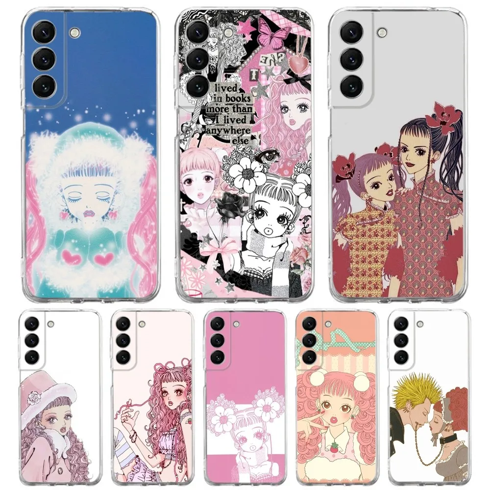 Paradise Kiss Miwako Phone Case Silicone For Samsung S30,S23,21,22,20 Ultra,S20 FE lite,S10,9,PIus Note20ultra Cover Clear