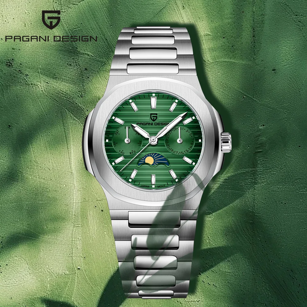 PAGANI DESIGN montres basses de luxe femmes montre à Quartz pour femmes verre saphir lumineux en acier inoxydable chronographe étanche