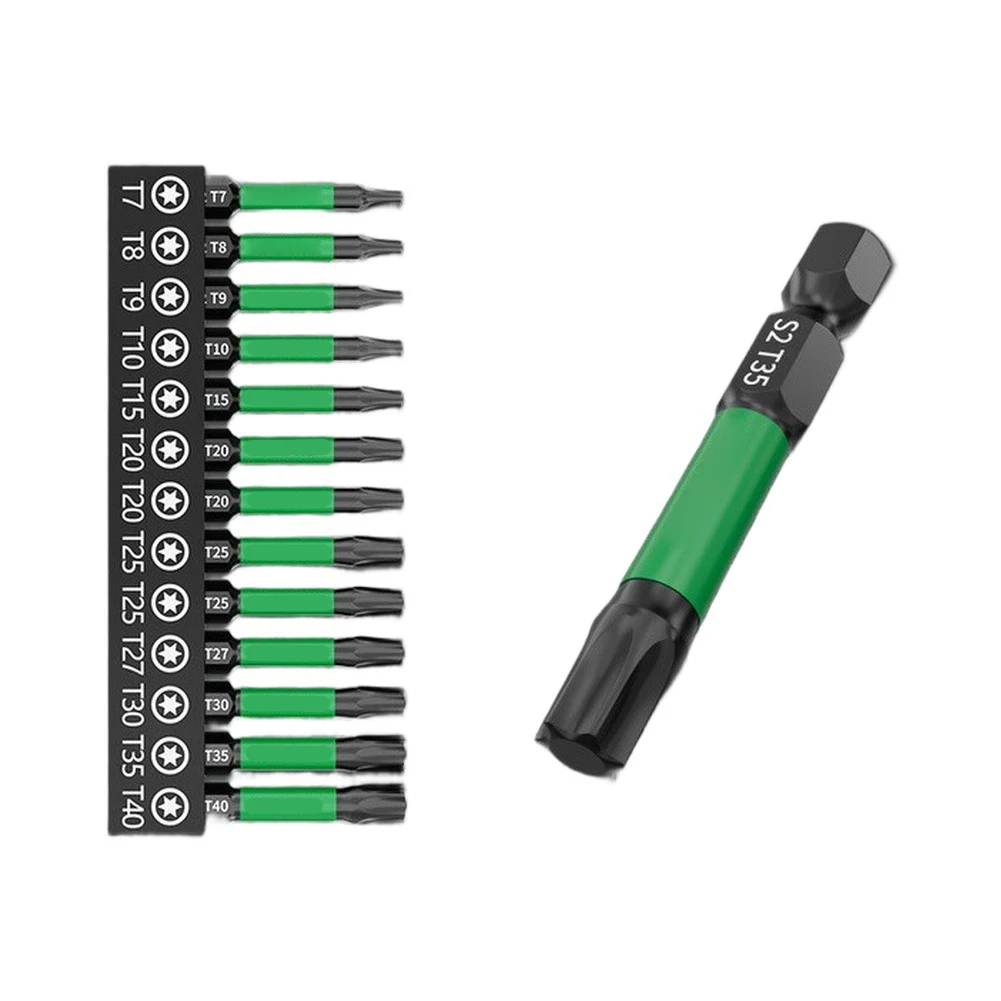 1set 50mm/65mm Magnetic Screwdrivers Bit Kit Star-Shaped Hex Socket Bit Set For Electric Screwdriver Wrench Drills