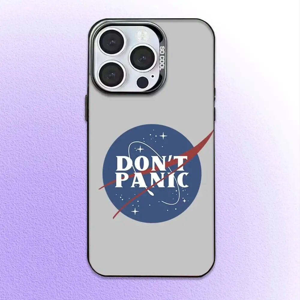 حافظة هاتف لا داعي للذعر لهاتف آيفون 17،16،15،14،13،12،11 بلس، برو ماكس، غطاء مقاوم للصدمات غير لامع