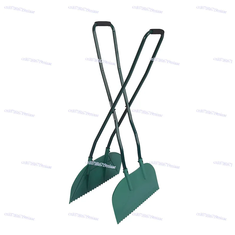 Leaf Clip Extended Manual Leaf Rake Collect Fallen Leaves Gardening with Finishing Rake Stainless Steel Rake