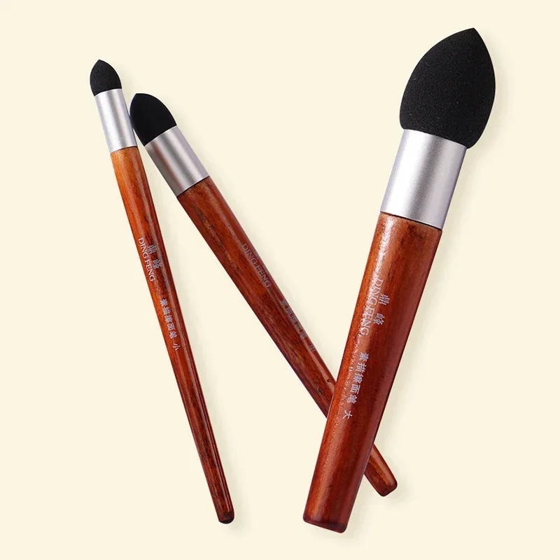 3 قطعة قلم مزج الفنان قابل للغسل رسم فرك الإسفنج مسح فرشاة قابلة لإعادة الاستخدام الرسم الفن الخلاطات تصحيح تفتيح تسليط الضوء #2