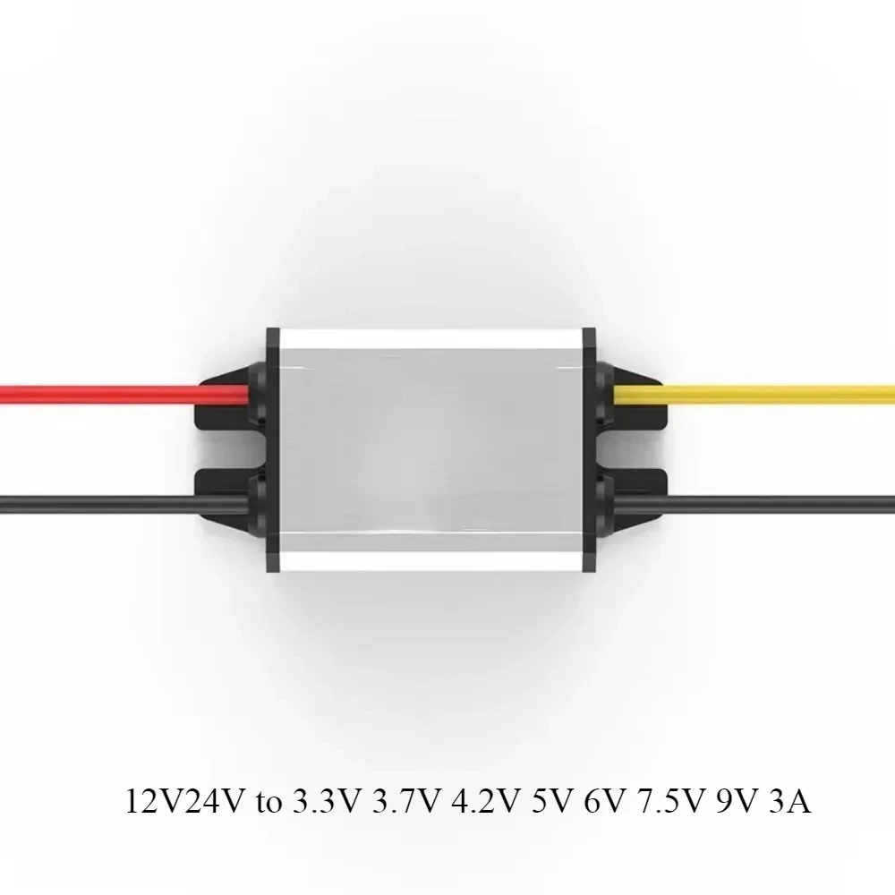 12V24V to 3.3V 3.7V 4.2V 5V 6V 7.5V 9V 3A Transformer Power Module Car DC Power Supply Step-Down Device RoHS Waterproof CE