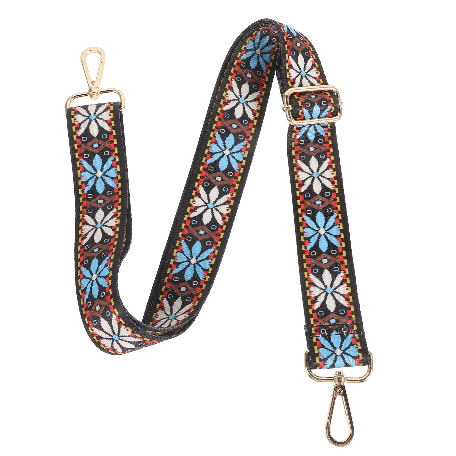 

Banjo Vintage Belt Adjustable Strap Guitar Electric Straps Polyester Decor Replacement Printed for