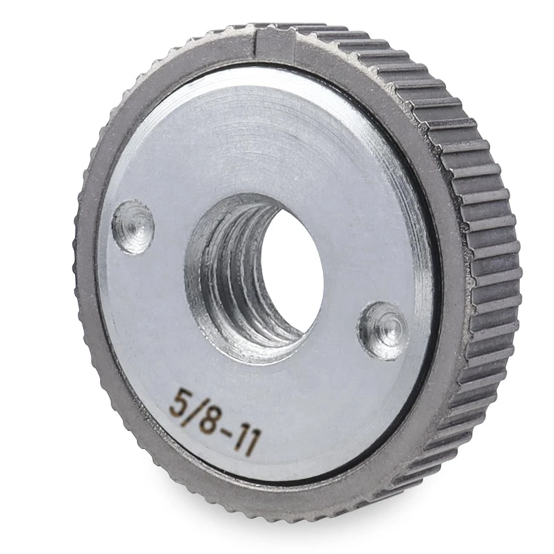 

5/8 Inch-11 Grinder Nut,Quick Release Angle Grinder Flange Nut Grinder Locking Nut for Angle Grinder Replacement Part