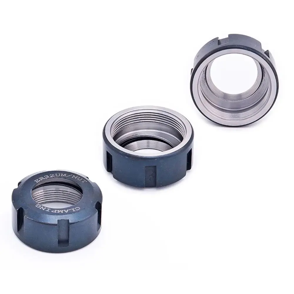 1Pcs High Precision Chuck Nut ER 11/16/20/25/32/40 A/M/UM Type Clamping Nut CNC Metalworking For CNC Lathe Milling Bit Holder