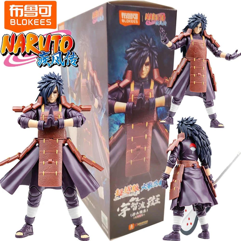 Genuine Blokees Naruto Edo Tensei Action Figures Classic Restoration Anime Character Styling Model Decorative Toys Kids Gifts