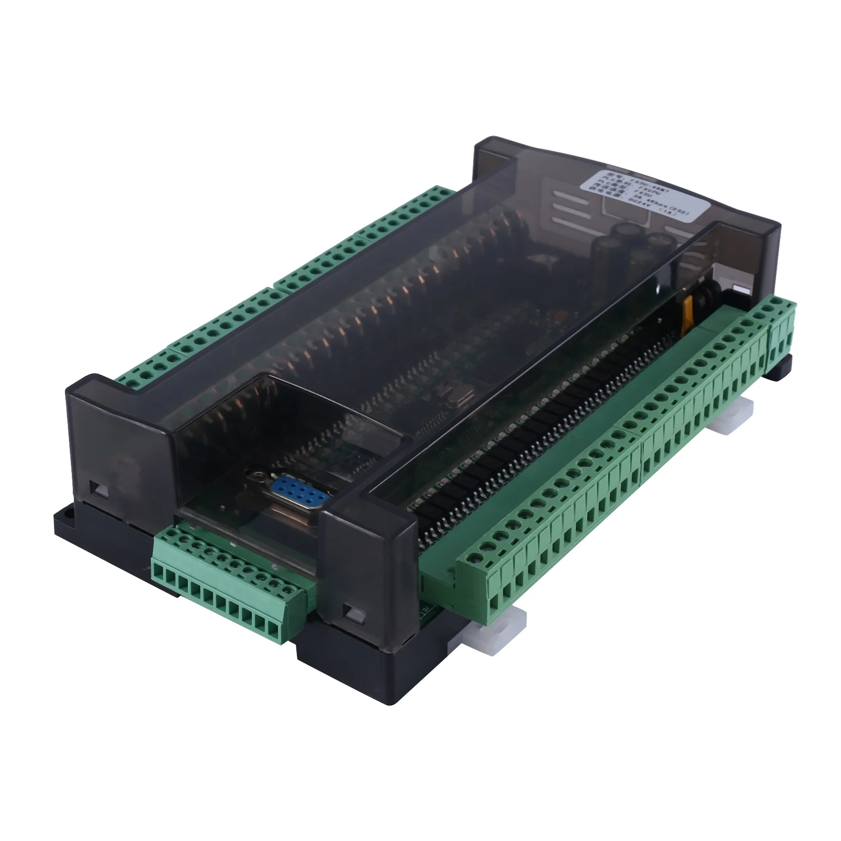 LE3U FX3U 48MT RS485 RTC (Real Time Clock) 24 Input 24 Transistor Output 6 Analog Input 2 Analog Output Plc Controller Kit-[LUCK