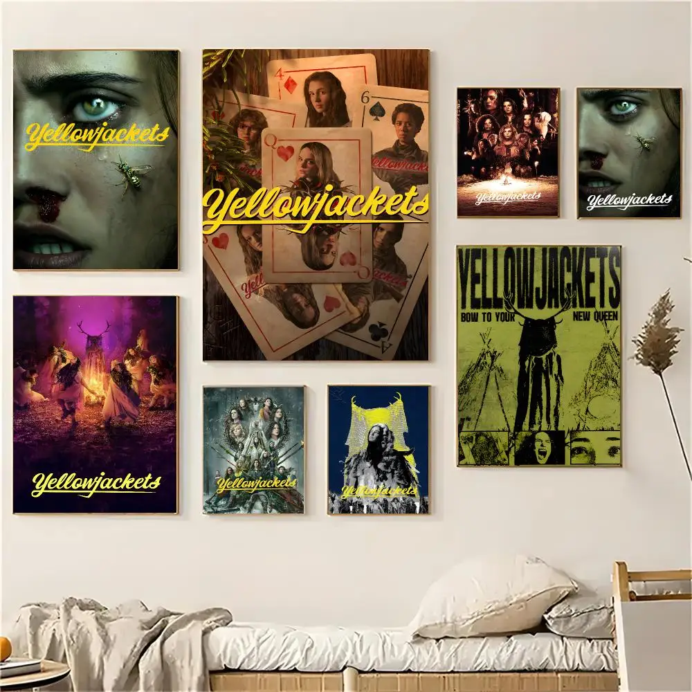Yellowjackets TV Series Canvas Poster Self-adhesive Advanced Aesthetic Printing Paper Wall Art for Living Room Home Decor