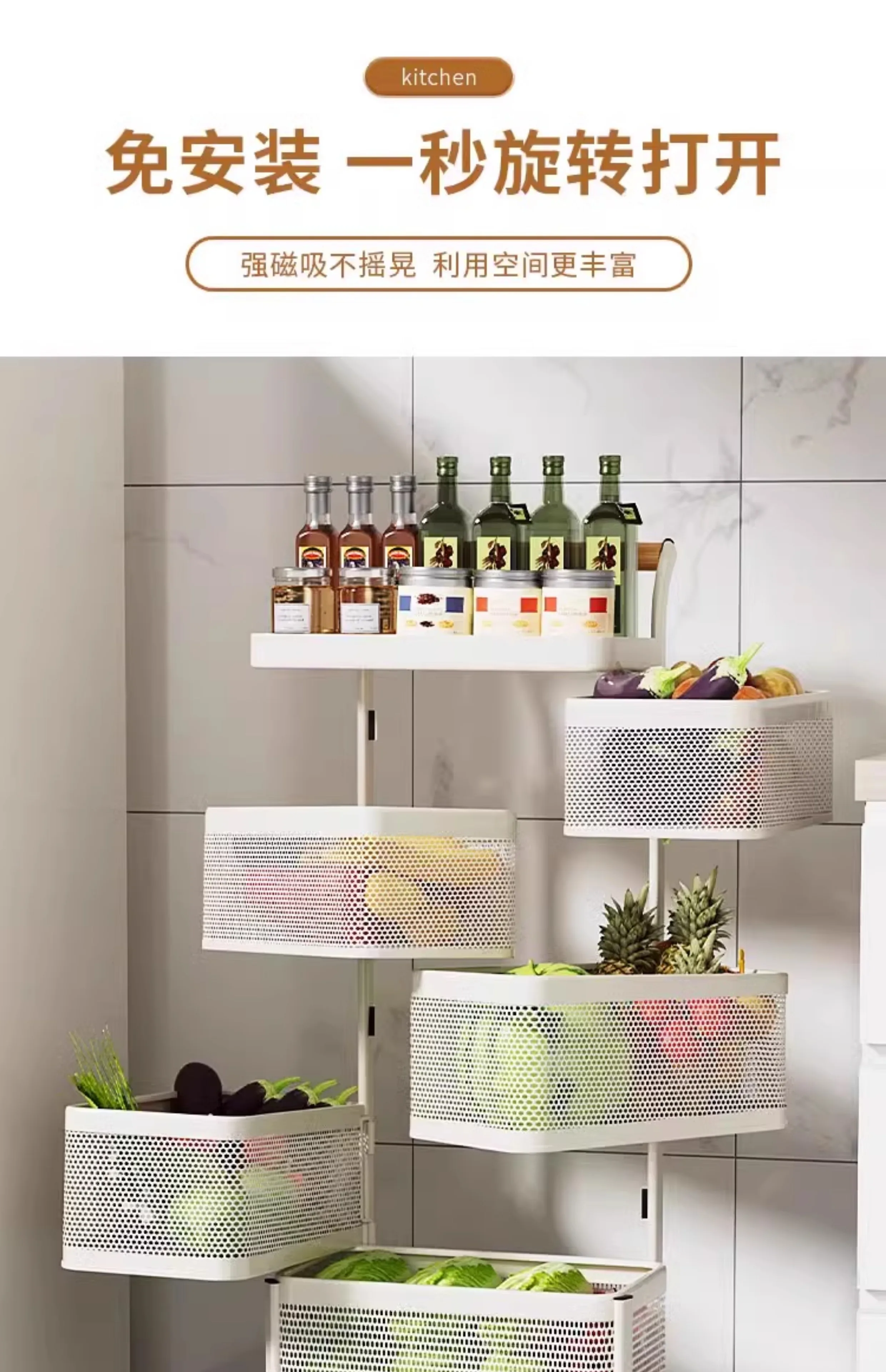 Carrito Bookshelf Mobile Kitchen Trolley Organizer with Wheels Gap Mobile Bookshelf Trolley Household Storage Rack 트롤리 수납선반