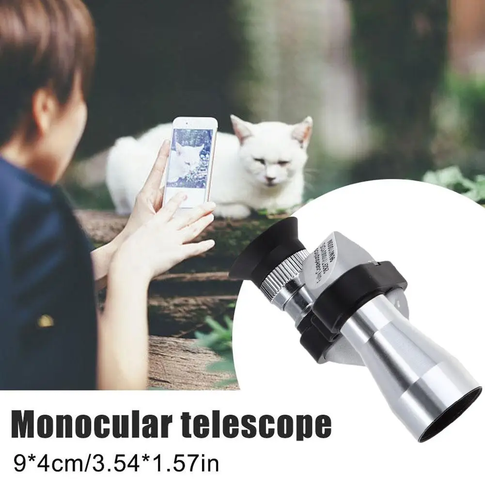 Mini Pocket Monocular Telescope Outdoor Camping Portable Telescope For Hunting Mountaineering Hike Birdwatching U7D4