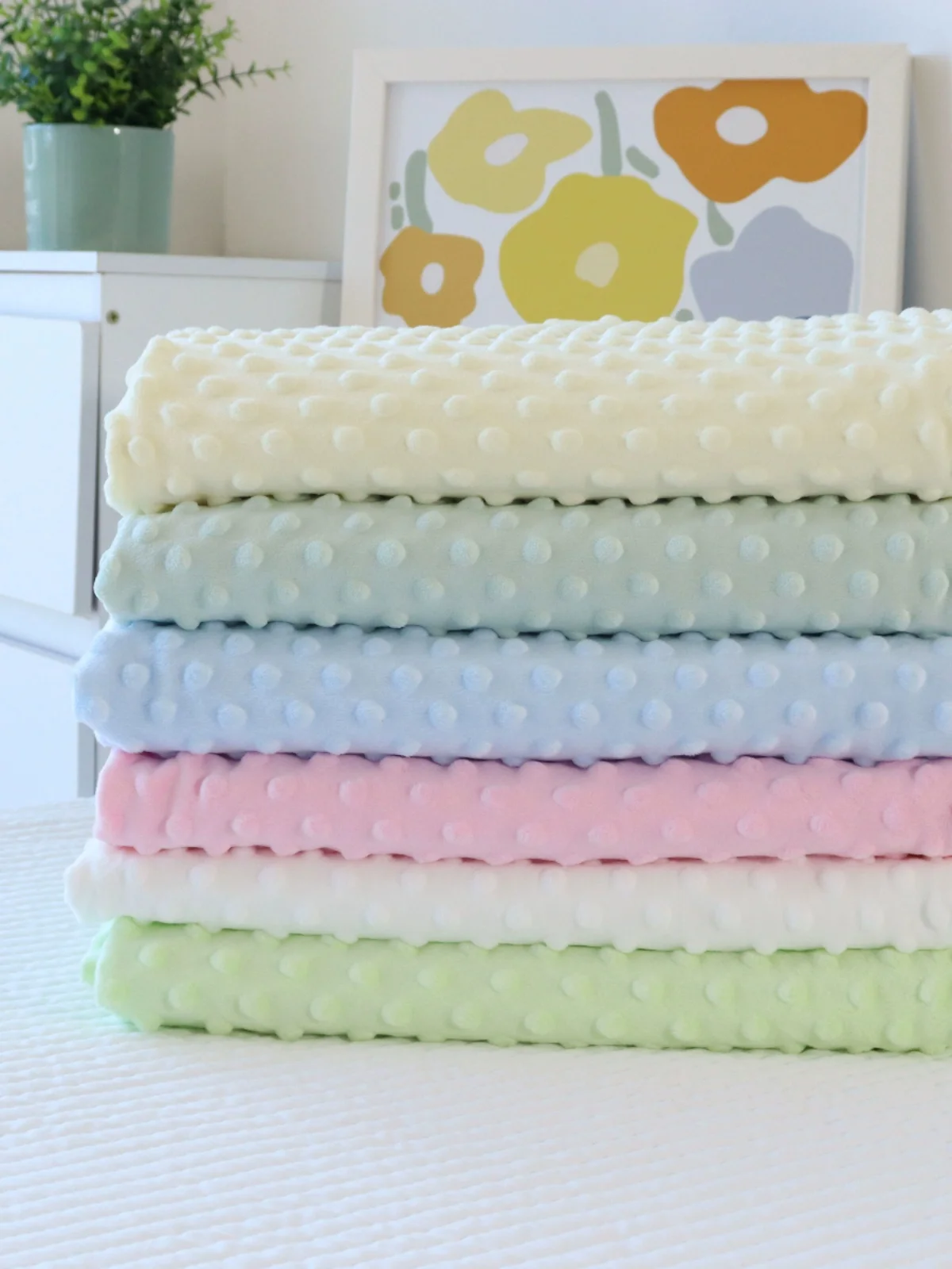 

Ультрамягкое детское успокаивающее одеяло из фланели с мультяшным рисунком, однотонное, для дома, с губчатой подкладкой, DIY (сделай сам)