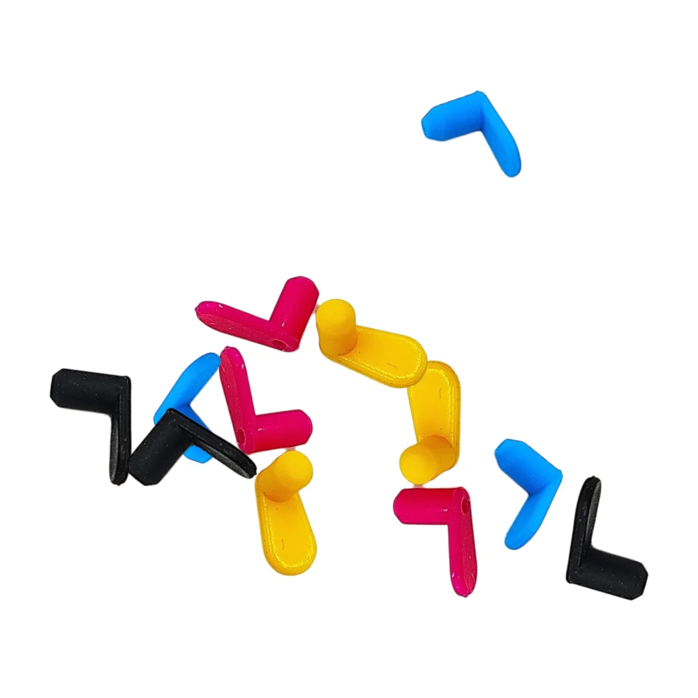 

1/2/3/5 12x4 мм аксессуары для принтера, заправка чернильного картриджа, часть Liangong, силиконовая резиновая заглушка для системы непрерывной подачи чернил