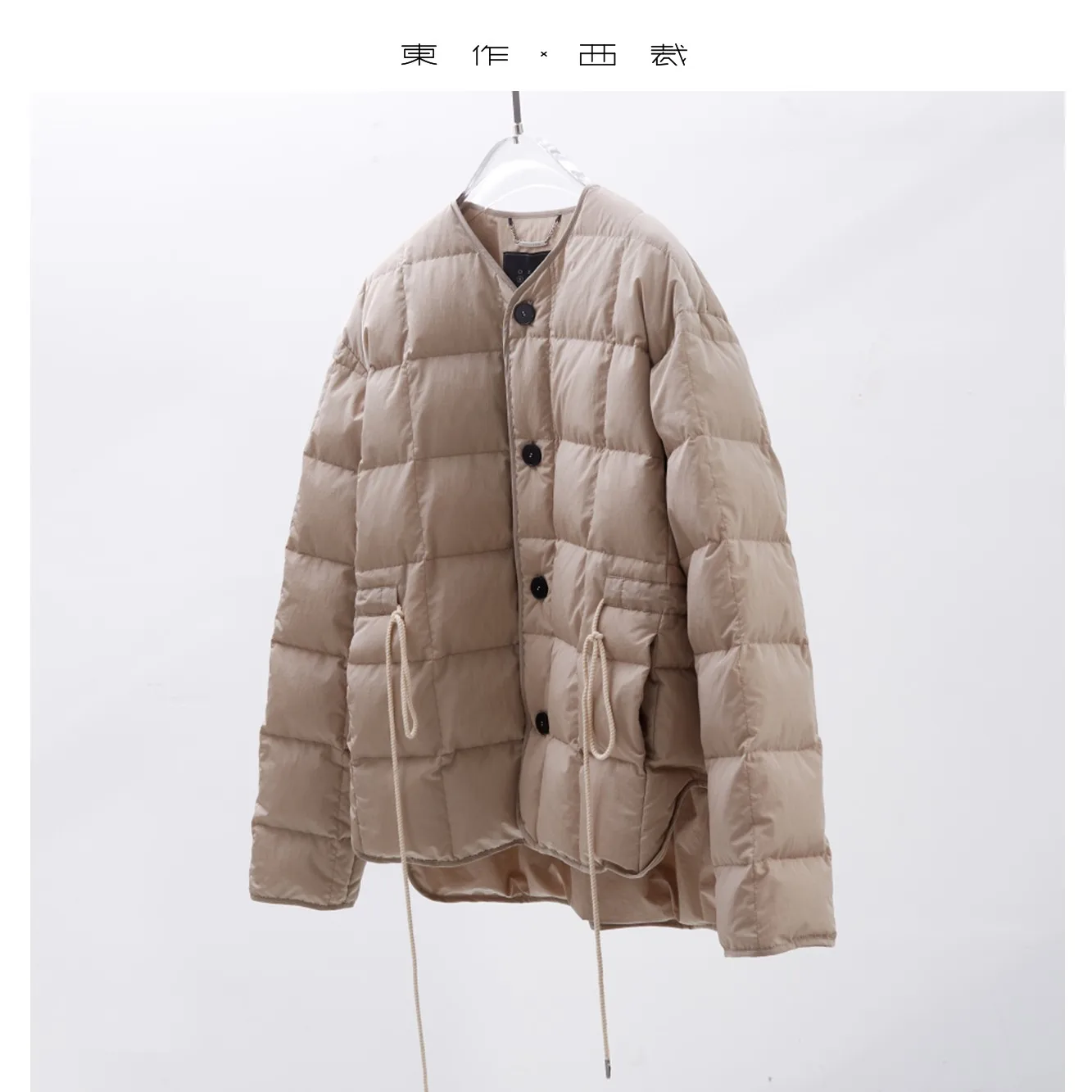 Veste légère en duvet d'oie pour femmes petites, manteau d'automne et d'hiver, coupe ample décontractée, haut polyvalent et chaud pour femmes