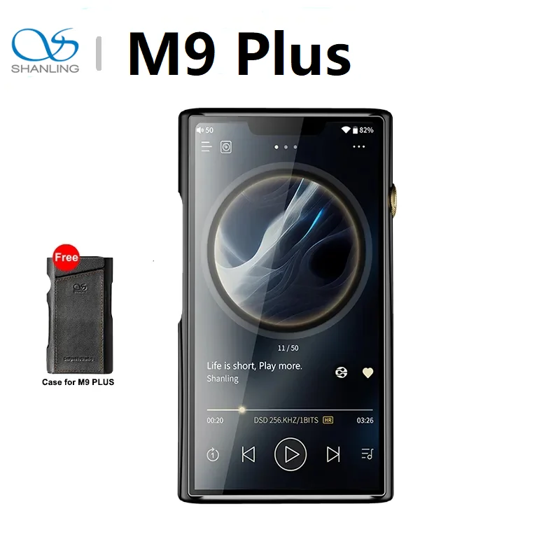 

SHANLING M9 PLUS Hi-Res HIFI Portable Music MP3 Player DAP Android 10 LHDC 5.0 MQA AK4499EX AK4191 USB DAC DSD1024 3.5mm 4.4mm B