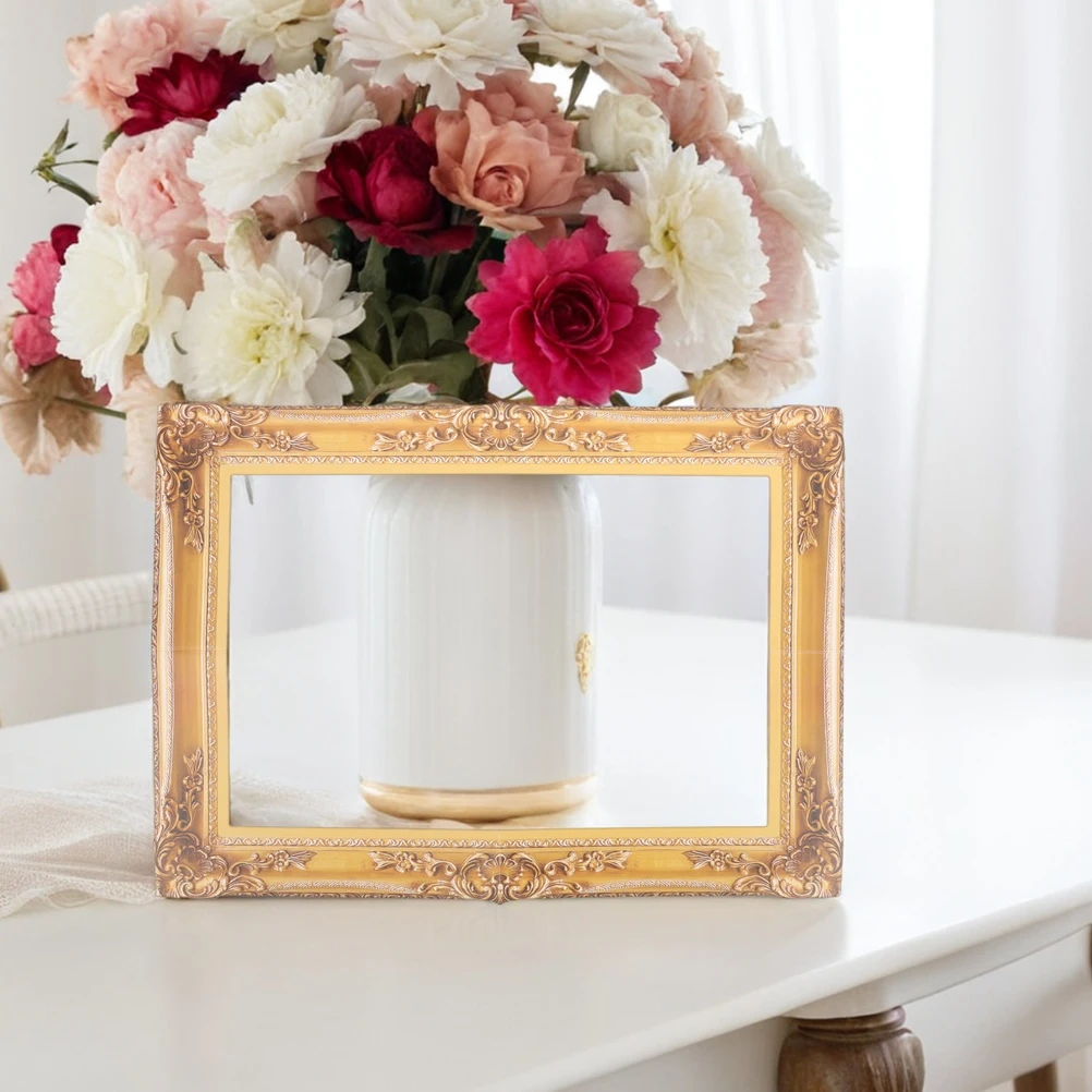 

4 Pcs Photo Photo Booth Prop Frame Frames Elegant Paper Bridal Shower Props Golden Party Booth Selfie Bride Photobooth Frame