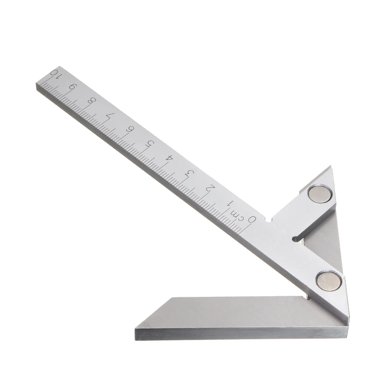 Professional  Center Angle Gauge 100x70mm Centering Angle Gauge Ruler Woodworking Center Finder Protractor Measuring Tool