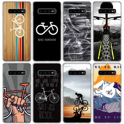 BIKE Cycling Art Phone Case For Samsung Galaxy S26 S25 Edge S24 S23 Ultra S22 Plus S21 S20 FE Soft TPU Back Cover Funda Galaxy S