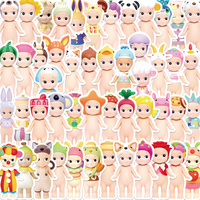 50PCS Cute Sonny Angle Creative Stickers Cartoon DIY Skateboard Phone Case Laptop Waterproof Cool Sticker Decals Toy
