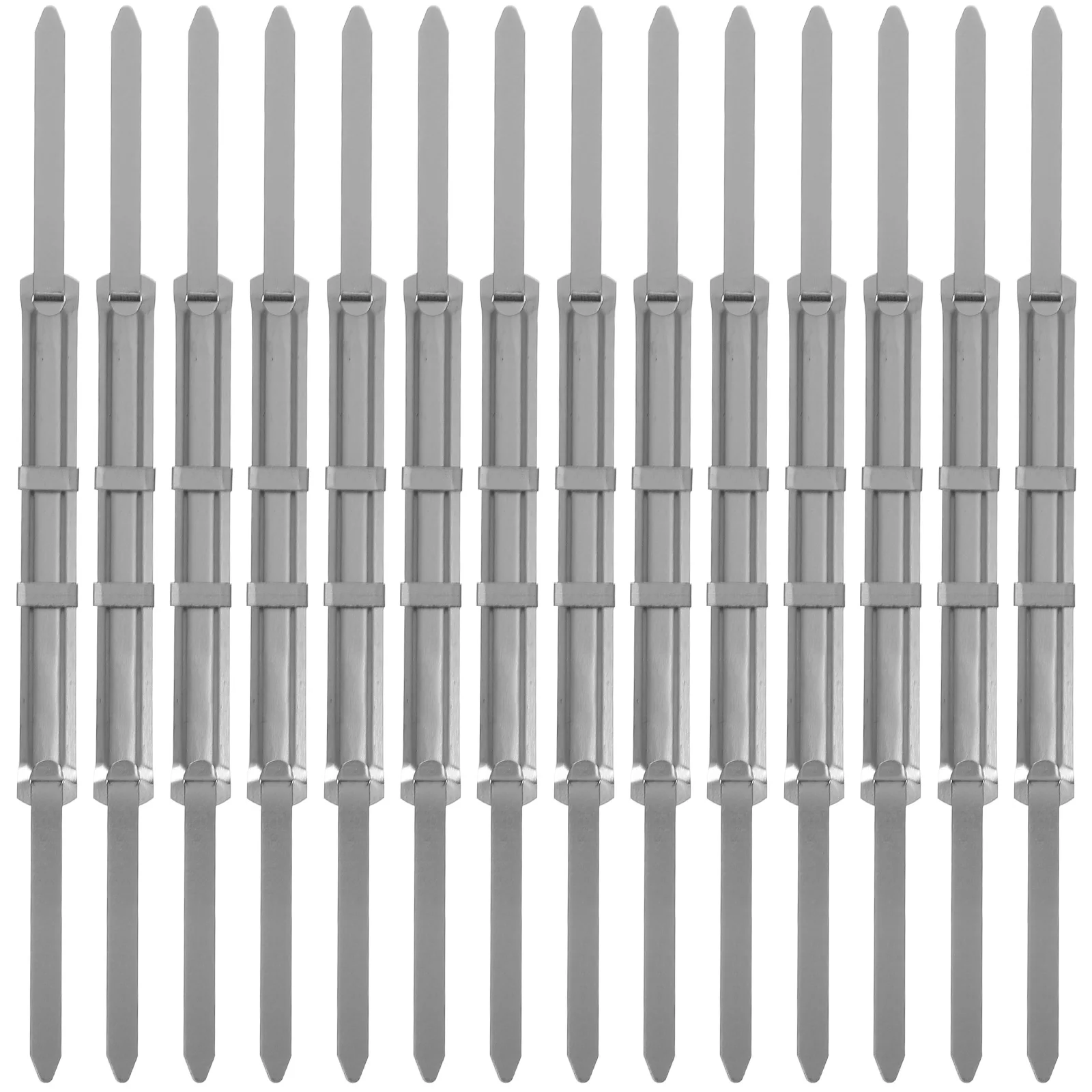 

50Pcs Office Folder Metal Clips Binder Clips for Document Filing Metal Paper Fasteners Prong Paper Fastener Compressors File