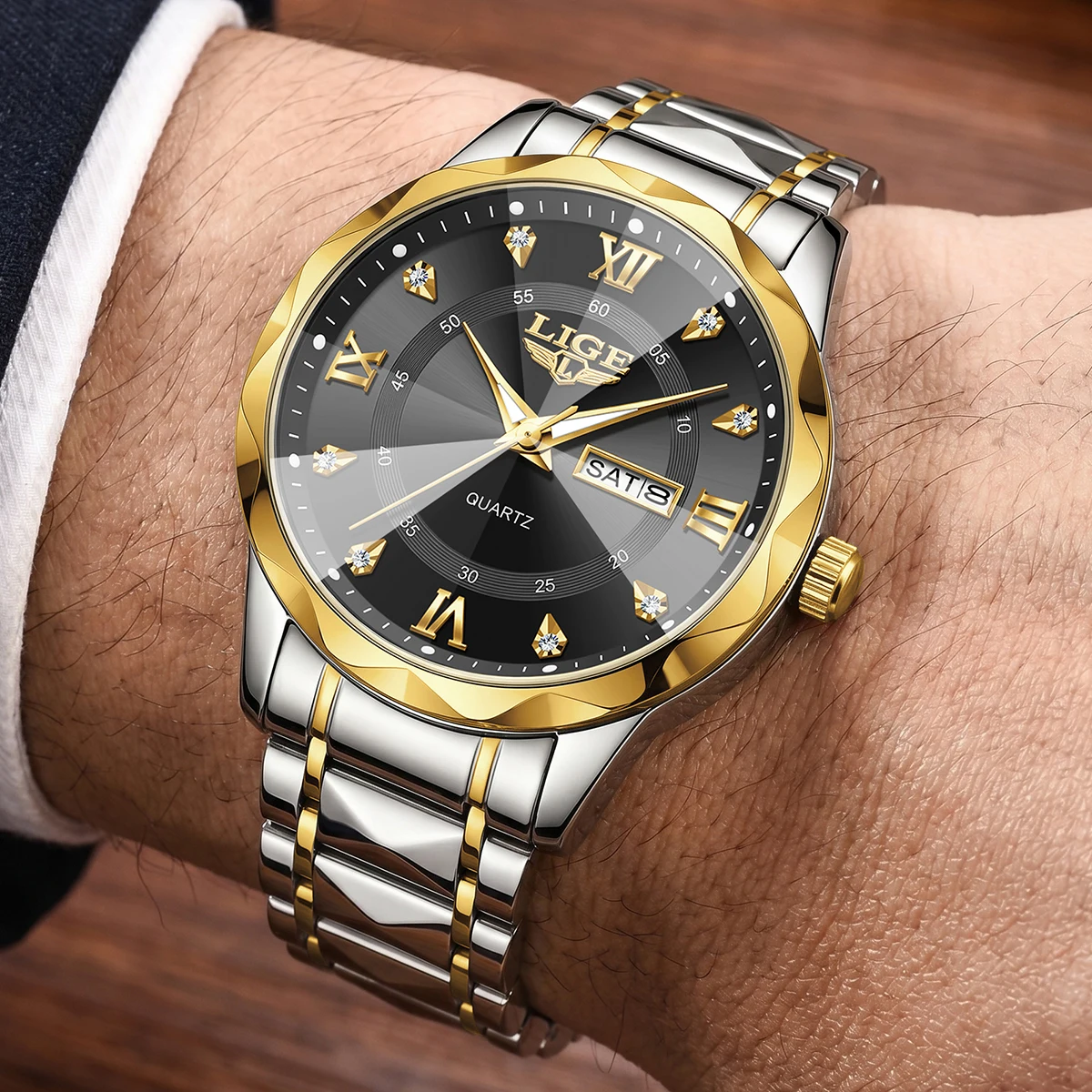 LIGE – elegancki, luksusowy ze – Luxury Watch Top 10 recenzja i cena
