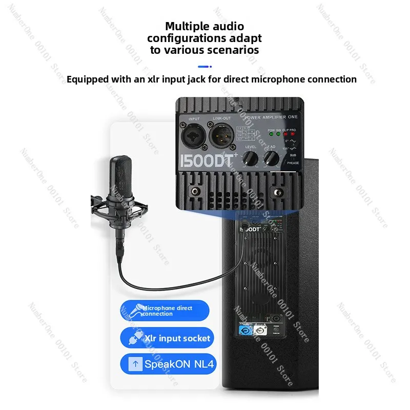 1500DT Power‑Amplifier Module, 500W‑1500W High‑Power Audio‑Amplifier for Wedding Stage KTV