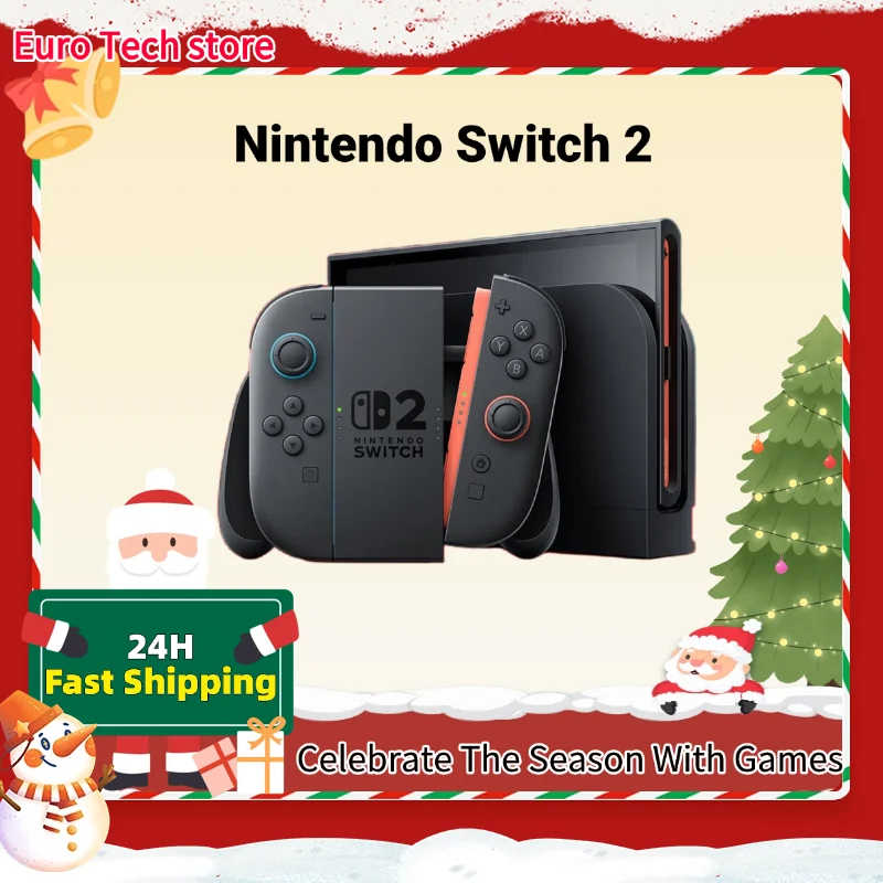 Nintendo Switch 2 Original 7.9 pouces écran LCD Joy-Con2 poignée Console Stable Mode TV Console de jeu vidéo N2 nouveau 2025