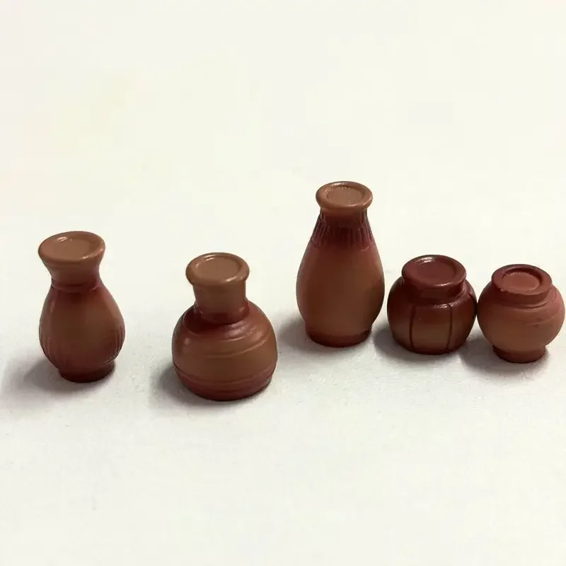 

5/10pcs Mini Antique Bottle, Resin Made Miniatures Figurines, Fairy Garden Supplies, Home DIY Craft Micro Landscape Decoration