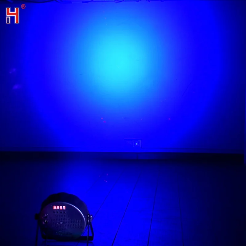 HongYi-luces LED activadas por sonido para Fiesta de DJ y discoteca, 54x3W, Lira RGBW, luz de escenario DMX para Navidad, boda, luces de fiesta con sonido