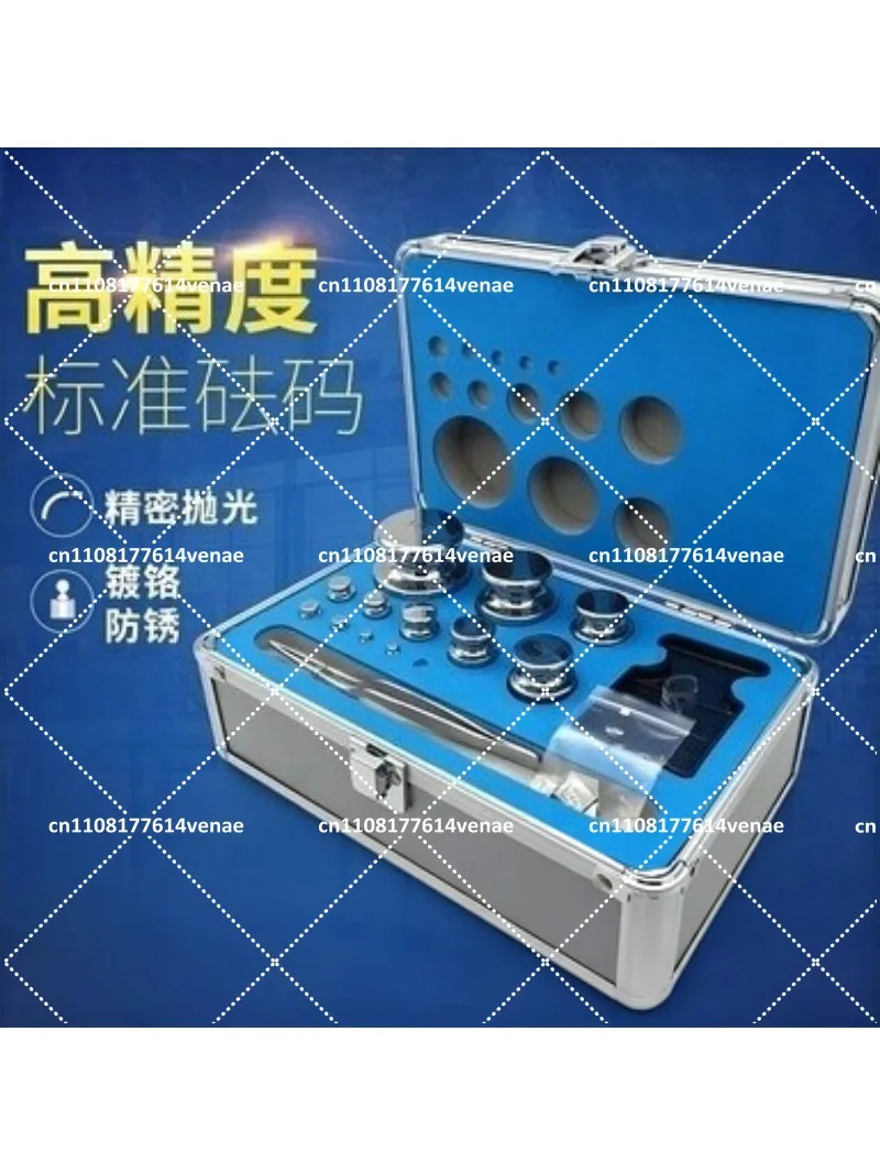 Precision Calibration Weights Kit 24pcs 1mg-500g, 304 Stainless Steel Digital Scale Weight Set