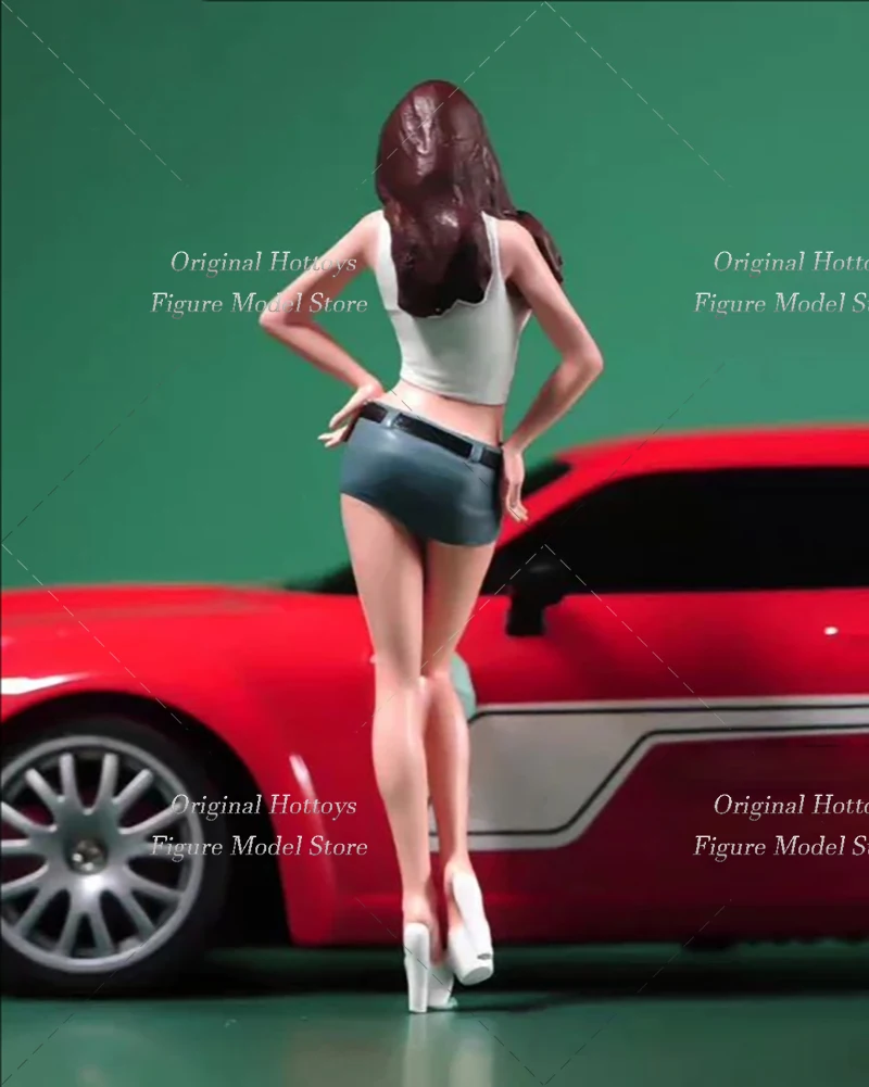 1/18 1/24 스케일 여성 군인 섹시한 미녀 모델 미니 페인팅 조각 풀 세트 약 6-9cm 액션 피규어 인형 컬렉션