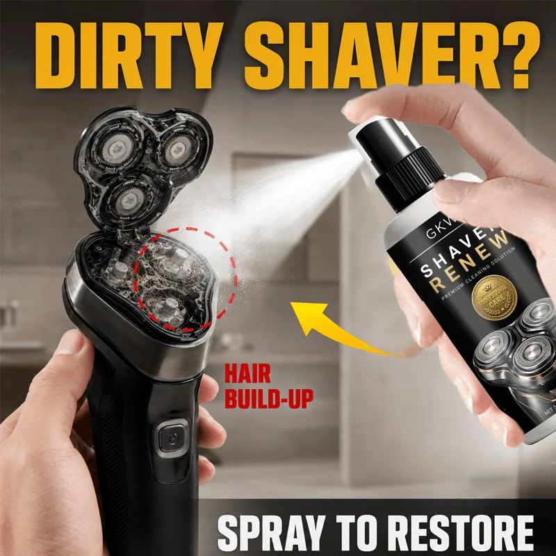 Razor Cleaner Spray, removes shaver debris, smooth blades & extend lifespan