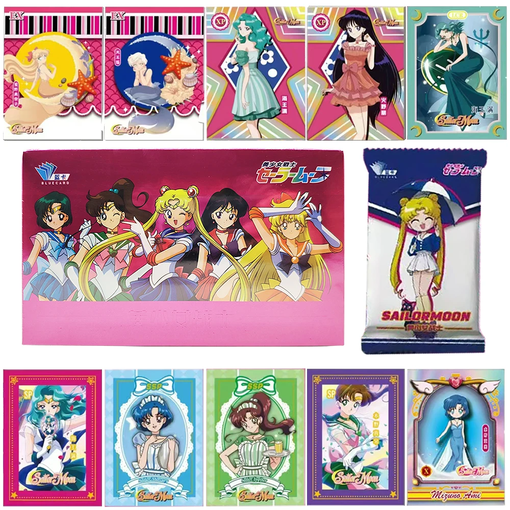 

Сейлор Мун, японская фантазия, аниме, коллекционная карта, изысканный кот, карта персонажа специальной формы для мальчиков и девочек, хобби, подарочные игрушки