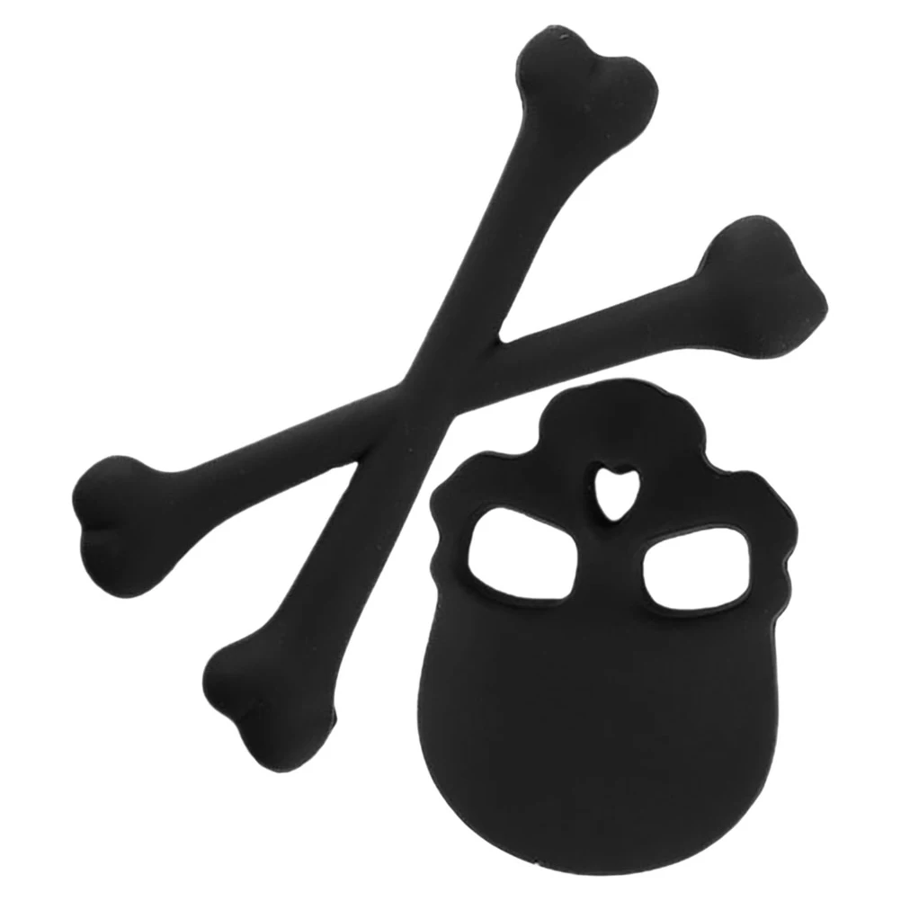 الجمجمة سيارة ملصق 9x8 5 سنتيمتر الأسود سبائك الزنك ثلاثية الأبعاد الخفافيش شكل تصميم رائع ملصق معدني للمركبات دراجة نارية شاحنة SUV قارب ATV RV