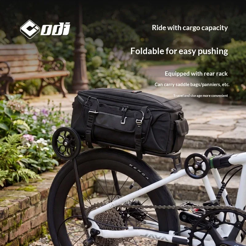 Brompton Folding Bike Rear Rack - CNC Aluminum Alloy Cargo Shelf Compatible with Pline & Cline