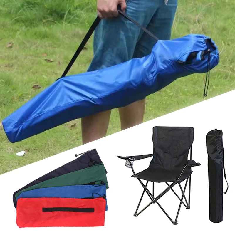 Camping Chair Folding Bag Folding Chair Storage Bag Wear Resistant Tent Bag Outdoor Travel Sundries Pouch For Beach Hiking