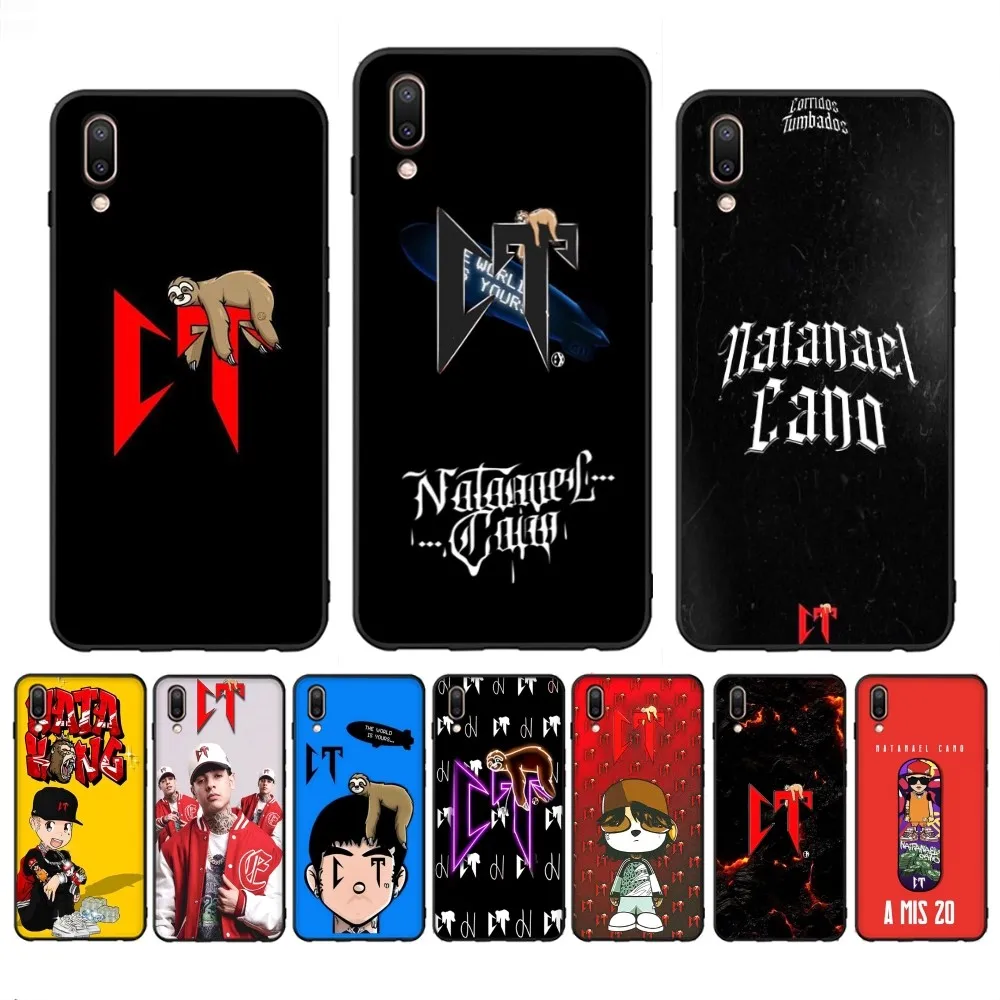 

Raper N-Natanael C-Cano Logo Phone Case For Redmi Note 4 X 5 A 6 7 8 T 9 9S 10 11 11S 11Epro Poco M3 pro