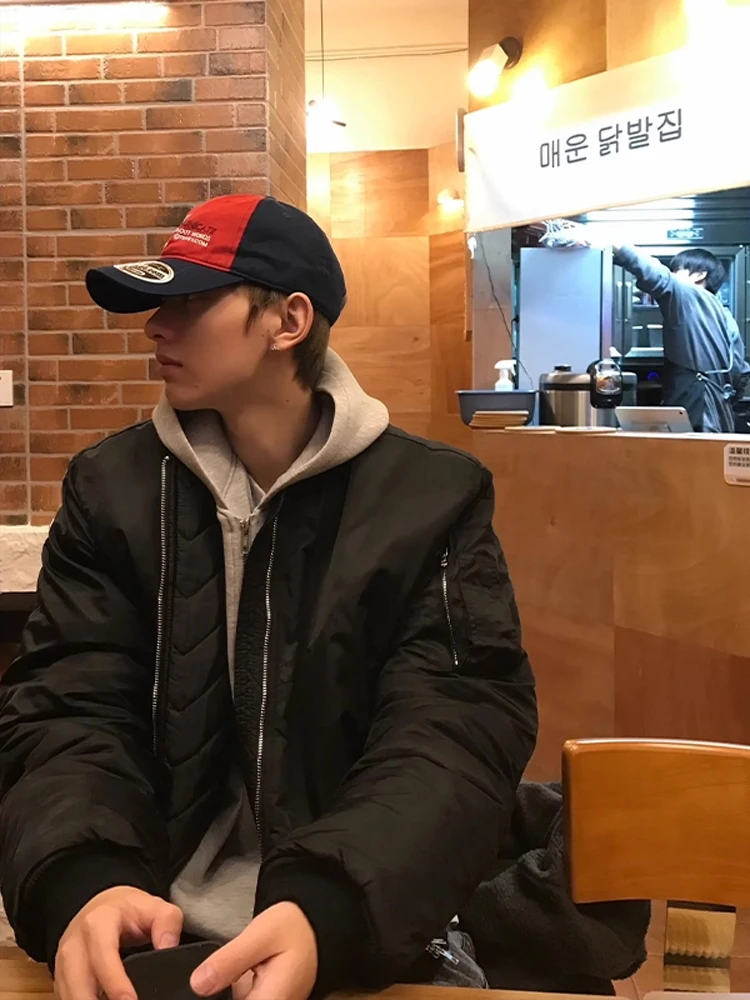 

Хлопковое бейсбольное пальто American Sle ort Bla Flight Jaet, мужская осенне-зимняя верхняя одежда Cleanfit Haome Ball Game