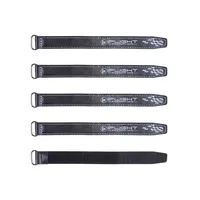 5PCS IFlight Black LIPO Battery Strap Microfiber PU Leather - 10X130mm / 20X250mm / 20X400mm