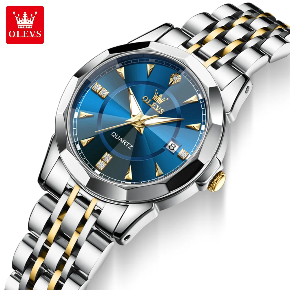 OLEVS موضة ساعات نسائية السيدات ساعة كوارتز أنثى ساعة اليد عادية سيدة ساعة نسائية ساعة Relogio Feminino ساعات جديدة